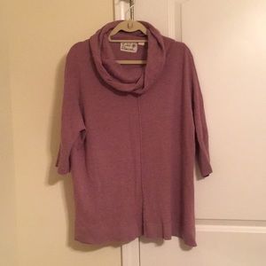 Anthropologie Field Flower Cowl Neck Sweater